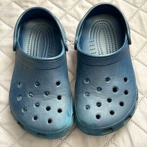 Crocs Unisex Classic Clog - Bijou Blue Youth Size J1